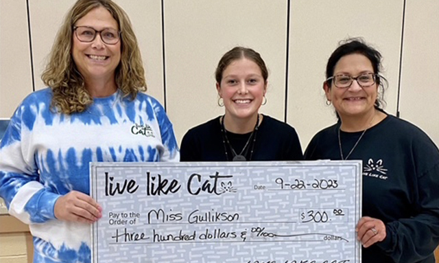 Live Like Cat First Year Teacher Grant Recipient 2023